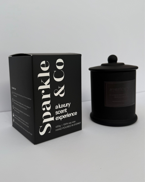 Opulence Candle -Matte Black