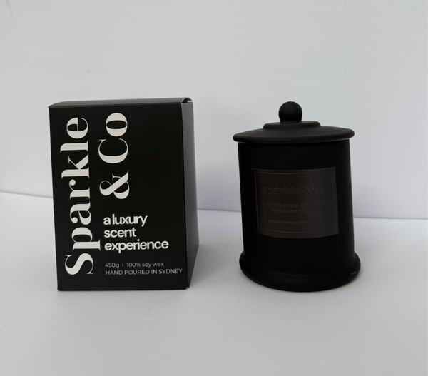 Opulence Candle -Matte Black