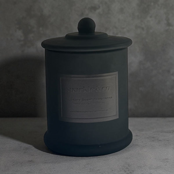 Opulence Candle -Matte Black