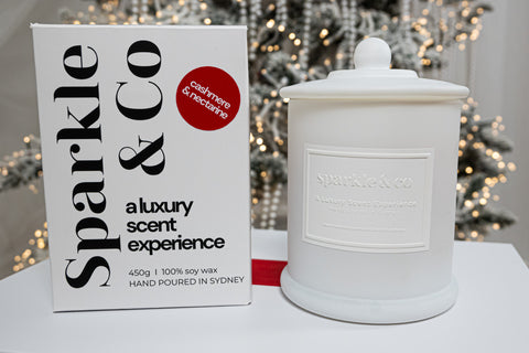 Limited Edition White Opulence Christmas Candle