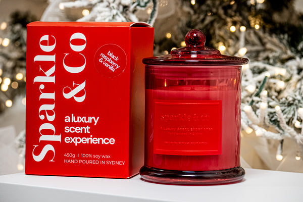 Limited Edition Red Opulence Christmas Candle