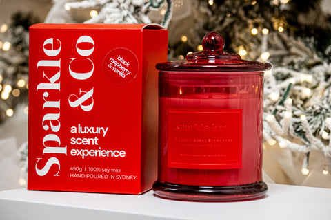 Limited Edition Red Opulence Christmas Candle